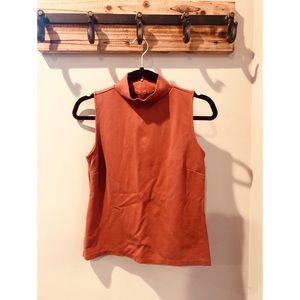 ANN TAYLOR factory Sleeveless Turtleneck Top